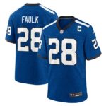 Marshall Faulk Indianapolis Colts Nike Indiana Nights Alternate Game Jersey - Royal- 49Native