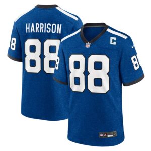 Marvin Harrison Indianapolis Colts Nike Indiana Nights Alternate Game Jersey - Royal- 49Native