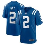 Matt Gay Indianapolis Colts Nike Game Player Jersey - Royal- 49Native