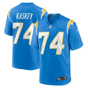 Matt Kaskey Los Angeles Chargers Nike Team Game Jersey - Powder Blue- 49Native