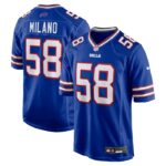 Matt Milano Buffalo Bills Nike Game Player Jersey - Royal- 49Native