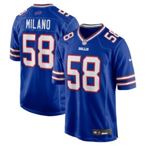 Matt Milano Buffalo Bills Nike Game Player Jersey - Royal- 49Native