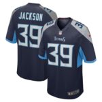 Matthew Jackson Tennessee Titans Nike Team Game Jersey -  Navy- 49Native