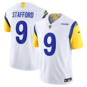 Matthew Stafford Los Angeles Rams Nike Vapor F.U.S.E. Limited Jersey - White- 49Native