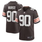 Maurice Hurst Cleveland Browns Nike Game Player Jersey - Brown- 49Native