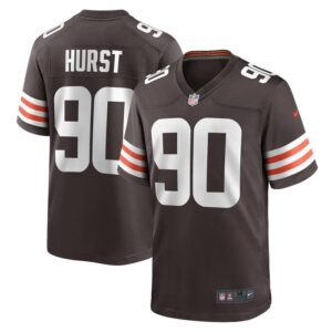 Maurice Hurst Cleveland Browns Nike Game Player Jersey - Brown- 49Native
