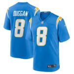 Max Duggan Los Angeles Chargers Nike Team Game Jersey - Powder Blue- 49Native