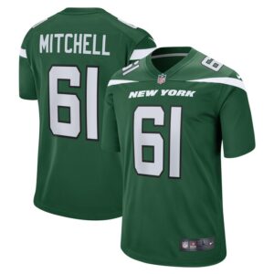 Max Mitchell New York Jets Nike Game Player Jersey - Gotham Green- 49Native