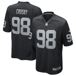 Maxx Crosby Las Vegas Raiders Nike Game Jersey - Black- 49Native