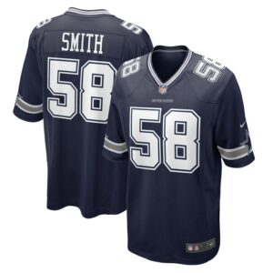 Mazi Smith Dallas Cowboys Nike 2023 NFL Draft First Round Pick Game Jersey - Navy- 49Native