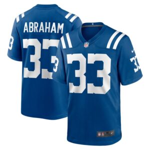 Micah Abraham Indianapolis Colts Nike Game Jersey -  Royal- 49Native