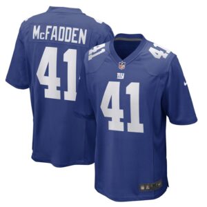 Micah McFadden New York Giants Nike Game Player Jersey - Royal- 49Native