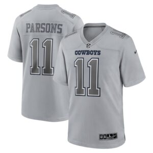 Micah Parsons Dallas Cowboys Nike Atmosphere Fashion Game Jersey - Gray- 49Native