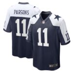 Micah Parsons Dallas Cowboys Nike Alternate Game Jersey - Navy- 49Native