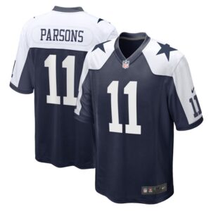 Micah Parsons Dallas Cowboys Nike Alternate Game Jersey - Navy- 49Native