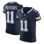 Micah Parsons Dallas Cowboys Nike Vapor F.U.S.E. Elite Jersey - Navy- 49Native