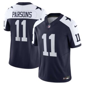 Micah Parsons Dallas Cowboys Nike Vapor F.U.S.E. Limited Jersey - Navy- 49Native