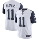 Micah Parsons Dallas Cowboys Nike Alternate 2 Vapor Limited Jersey - White- 49Native