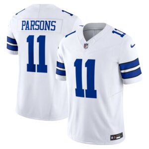 Micah Parsons Dallas Cowboys Nike Vapor F.U.S.E. Limited Jersey - White- 49Native