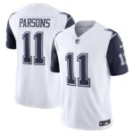 Micah Parsons Dallas Cowboys Nike Vapor F.U.S.E. Limited Jersey - White- 49Native