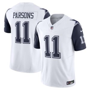 Micah Parsons Dallas Cowboys Nike Vapor F.U.S.E. Limited Jersey - White- 49Native
