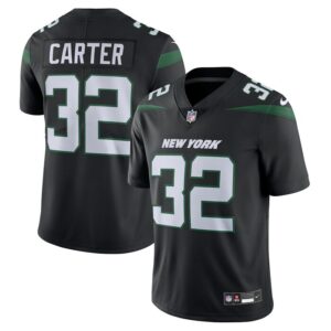 Michael Carter New York Jets Nike  Vapor Untouchable Limited Jersey - Black- 49Native