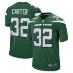 Michael Carter New York Jets Nike Game Jersey - Gotham Green- 49Native