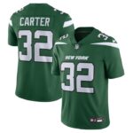 Michael Carter New York Jets Nike Vapor F.U.S.E. Limited Jersey - Green- 49Native