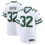 Michael Carter New York Jets Nike Game Jersey - Legacy White- 49Native