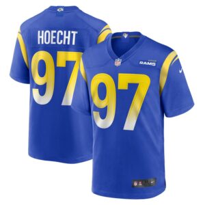 Michael Hoecht Los Angeles Rams Nike Game Player Jersey - Royal- 49Native