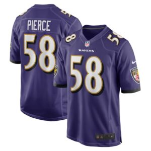 Michael Pierce Baltimore Ravens Nike Game Jersey - Purple- 49Native