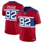 Michael Strahan New York Giants Nike Alternate Vapor F.U.S.E. Retired Player Limited Jersey - Century Red- 49Native