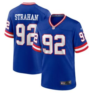 Michael Strahan New York Giants Nike Classic Retired Player Game Jersey - Royal- 49Native