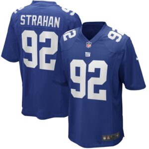 Michael Strahan New York Giants Nike Game Retired Player Jersey - Royal- 49Native