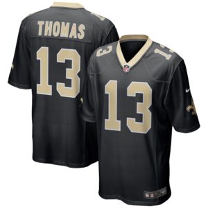 Michael Thomas New Orleans Saints Nike Team Color Game Jersey - Black- 49Native