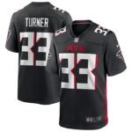 Michael Turner Atlanta Falcons Nike Game Retired Player Jersey - Black- 49Native