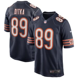Mike Ditka Chicago Bears Nike Game Retired Player Jersey - Navy- 49Native