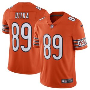 Mike Ditka Chicago Bears Nike Alternate Vapor Untouchable Limited Retired Player Jersey - Orange- 49Native