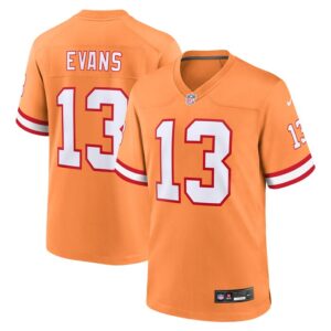 Mike Evans Tampa Bay Buccaneers Nike Throwback Game Jersey - Orange- 49Native