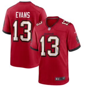 Mike Evans Tampa Bay Buccaneers Nike Game Jersey - Red- 49Native