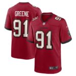 Mike Greene Tampa Bay Buccaneers Nike Game Player Jersey - Red- 49Native