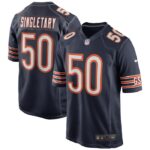 Mike Singletary Chicago Bears Nike Game Retired Player Jersey - Navy- 49Native