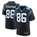 Mike Strachan Carolina Panthers Nike  Game Jersey -  Black- 49Native