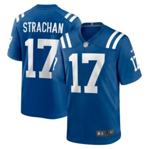 Mike Strachan Indianapolis Colts Nike Game Jersey - Royal- 49Native