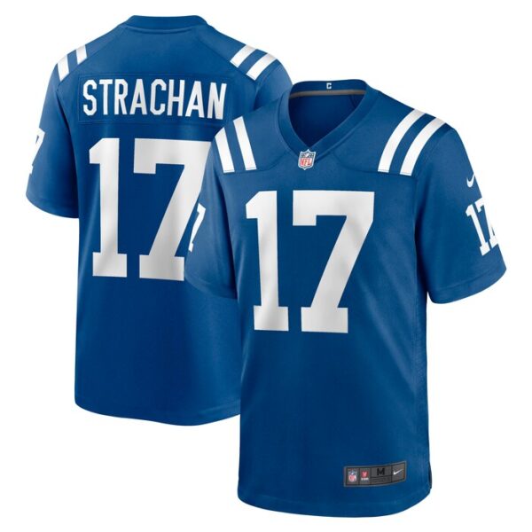 Mike Strachan Indianapolis Colts Nike Game Jersey - Royal- 49Native