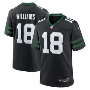 Mike Williams New York Jets Nike  Alternate Game Player Jersey – Legacy Black- 49Native