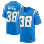 Milton Wright Los Angeles Chargers Nike  Game Jersey - Powder Blue- 49Native