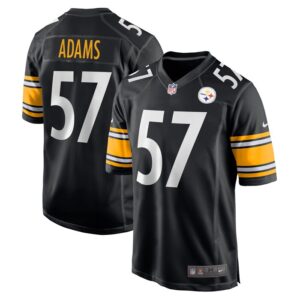 Montravius Adams Pittsburgh Steelers Nike Game Player Jersey - Black- 49Native