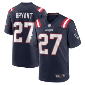 Myles Bryant New England Patriots Nike Game Player Jersey - Navy- 49Native
