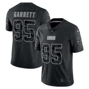 Myles Garrett Cleveland Browns Nike RFLCTV Limited Jersey - Black- 49Native